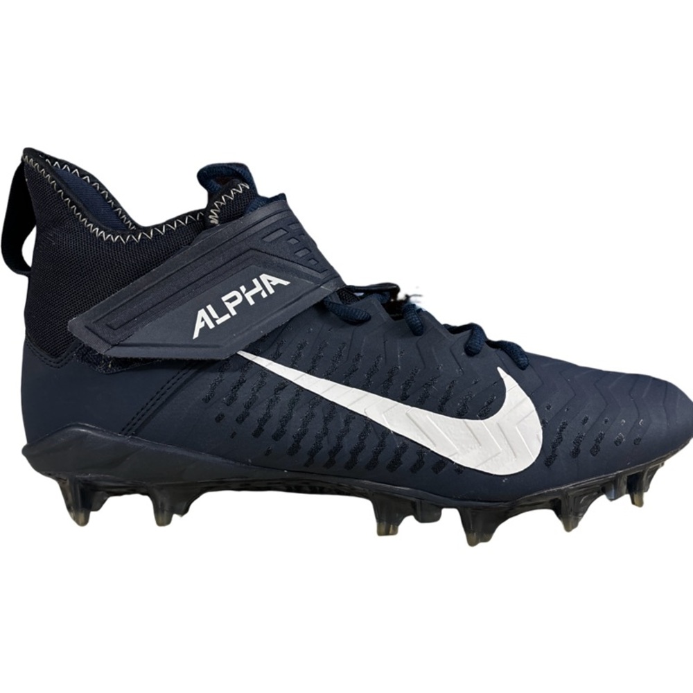 Nike Alpha Menace Pro 2 Mid Football Cleats Navy Blue BV3945-404 Size 12.5